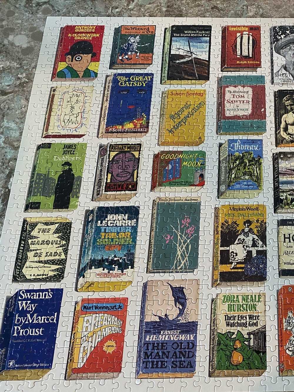 Princeton Architectural Press 1000 Piece “Classic Paperbacks” Puzzle